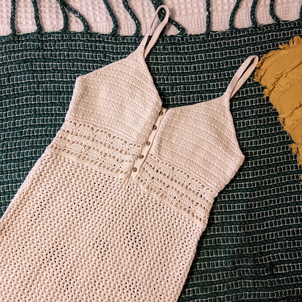 Aerie woven cover up dress